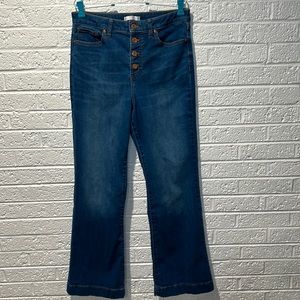 Lauren Conrad super High Rise Flare, size 12